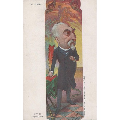Caricature de Mr Emile Combes 1900